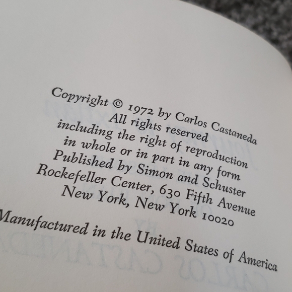 1st ed Journey to Ixtlan Carlos Castaneda - Picture 7 of 7
